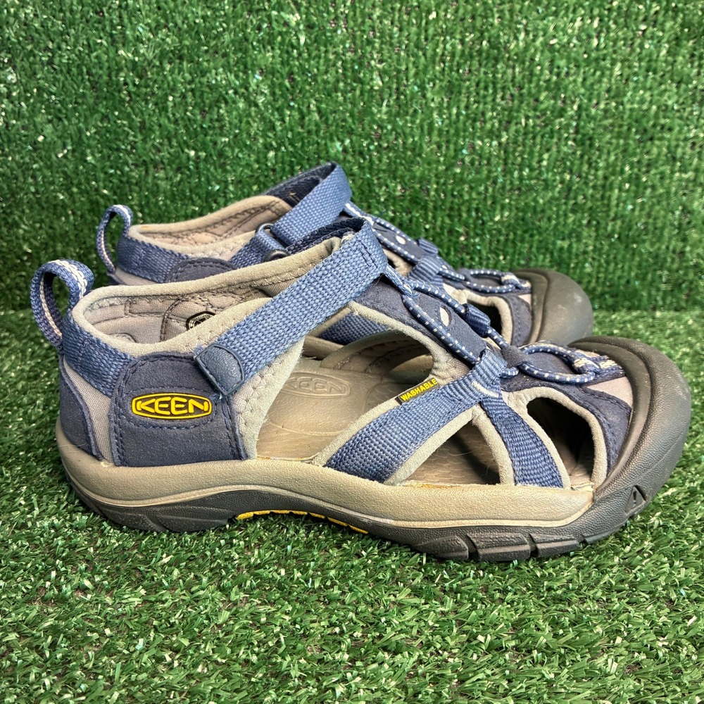KEEN Newport H2 Waterproof Hiking Sport Gorpcore Sandals Blue Youth Kids Size 2